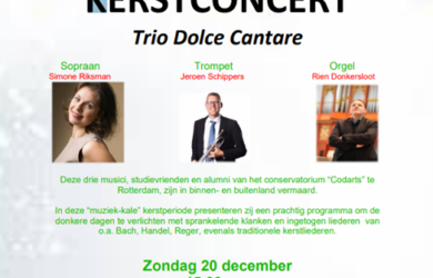 GEANNULEERD – Kerstconcert Trio Dolce Cantare