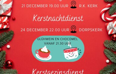 Welkom in de kerk tijdens Kerst 2025