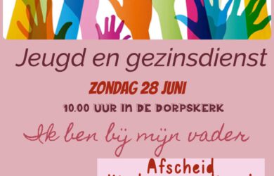 Jeugd- en Gezinsdienst 28 juni