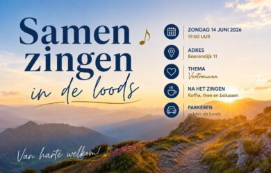 Samen zingen in de loods – 14 juni