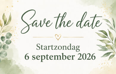 Startzondag 6 september 2026
